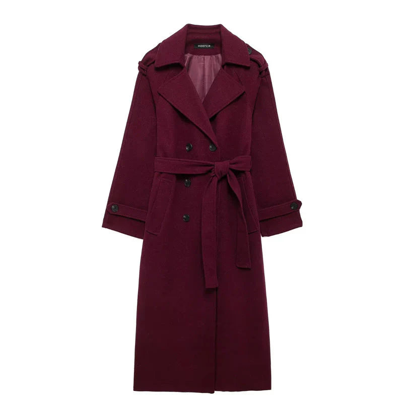 Nerea | Elegante Chaqueta Burgundy